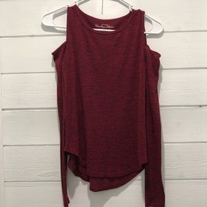 Hollister Super Soft Cold Shoulder Sweater!
